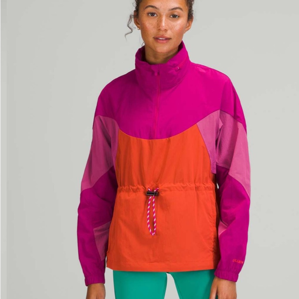 Lululemon Evergreen Anorak Ripened Raspberry / Autumn Red – Size 6